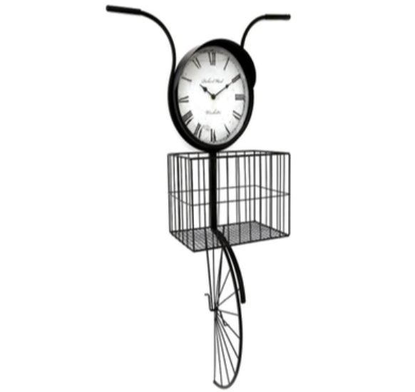 WATCH WITH CYCLE BASKET